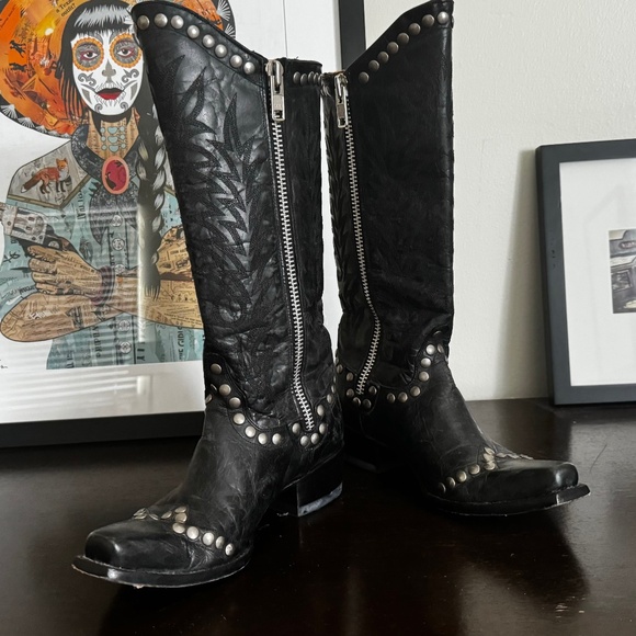 Old Gringo Black Rockrazz Size 7.5B